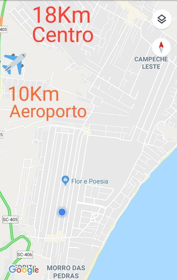 Hospedagem domiciliar No Campeche Sul - 6 Pessoas
